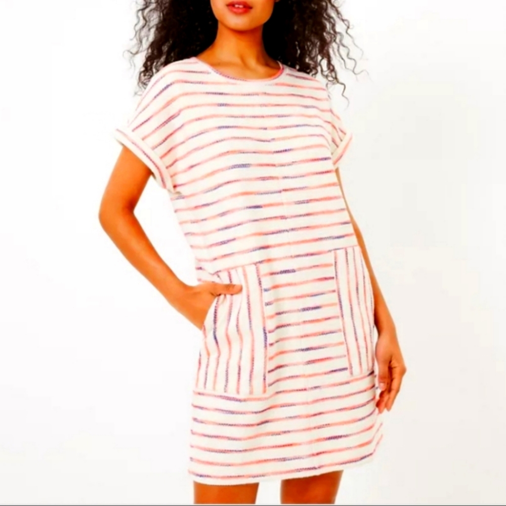 Lou & Grey Striped Pocket Dress S